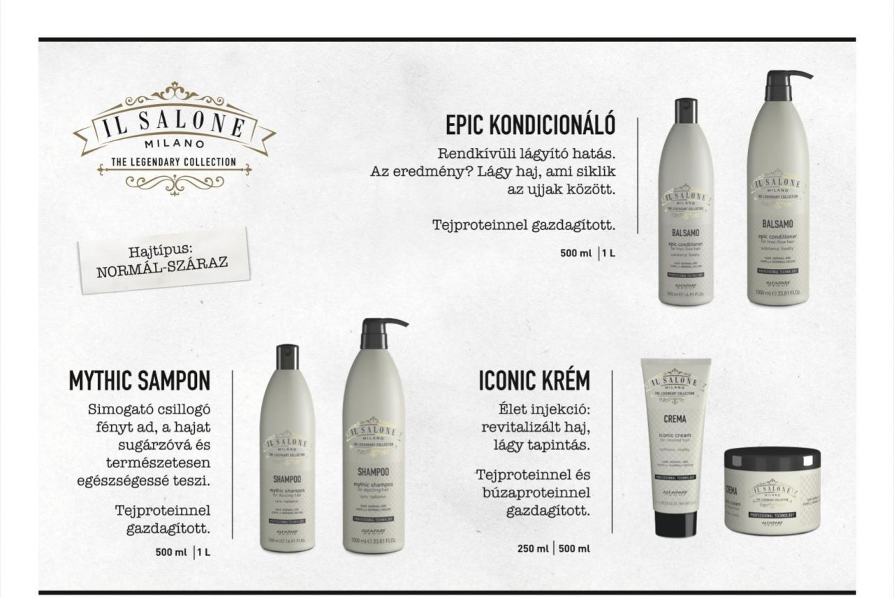 Il Salone Milano Glorius sampon száraz roncsolt hajra 1000ml Il Salone Milano Glorius sampon száraz roncsolt hajra 1000ml