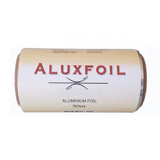 Aluxfoil melírfólia Basic ezüst, Doboz nélküli 50m